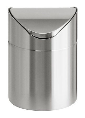Billenős szemetes, 1,5 l, rozsdamentes acél, asztali, VEPA BINS, ezüst 1 VEPA BINS