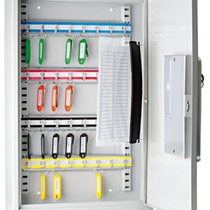 Zárható kulcsszekrény elektronikus zárral, 32 db-os WEDO