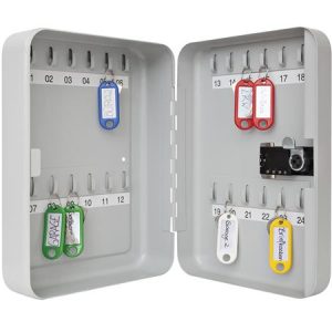 Zárható kulcsszekrény, számzáras, 24 db-os, WEDO