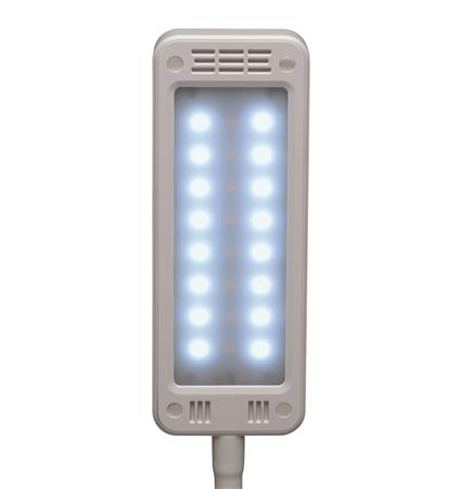 Asztali lámpa, LED, szabályozható, MAUL "Pearly colour vario", fehér 3 LED asztali lámpák
