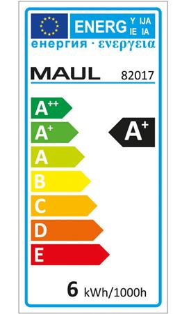 Asztali lámpa, LED, szabályozható, MAUL "Pearly colour vario", fehér 4 618E1