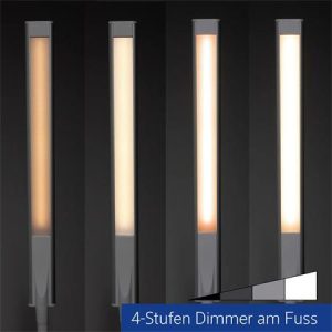 Asztali lámpa, LED, szabályozható, MAUL "Pirro", fehér