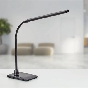 Asztali lámpa, LED, szabályozható, MAUL "Pirro", fekete