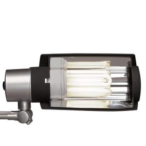 Asztali lámpa, energiatakarékos, MAUL "Office", fekete