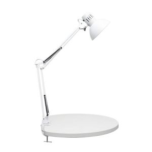 Asztali lámpa, energiatakarékos, felfogatható, MAUL "Study", fehér