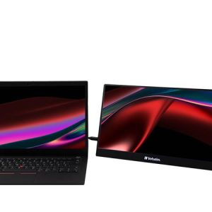 Hordozható monitor, érintőképernyő, 4K UHD felbontás, fém borítás, 15,6", VERBATIM "PMT-15-4K"