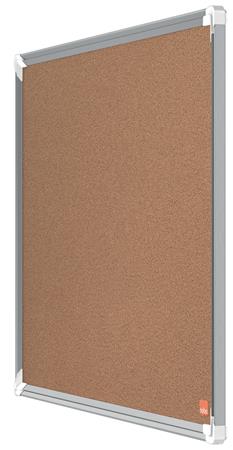 Parafatábla, 60x45 cm, alumínium keret, NOBO "Premium Plus" 3 Fémkeretes parafatáblák