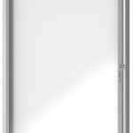 Vitrin, beltéri, mágneses, álló (4xA4), NOBO