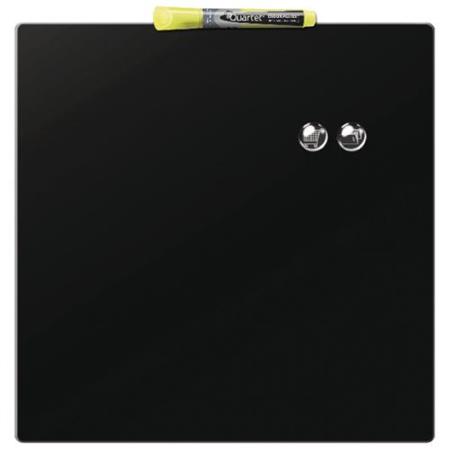 Üzenőtábla, mágneses, írható, fekete, 36x36 cm, NOBO/REXEL 1 NOBO