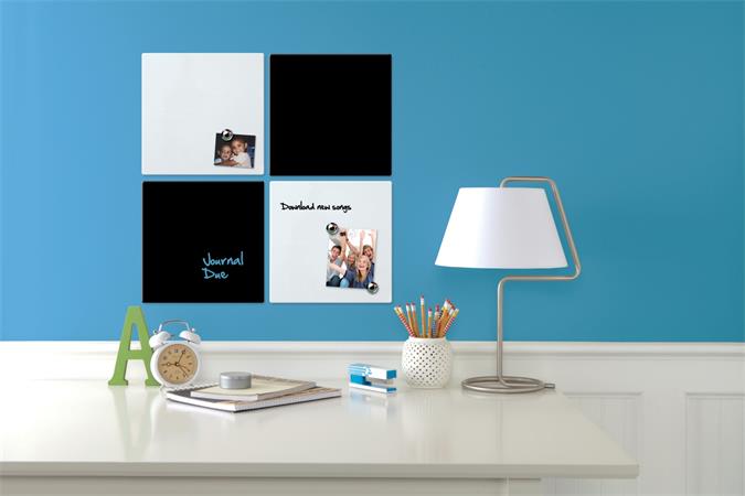 Üzenőtábla, mágneses, írható, fekete, 36x36 cm, NOBO/REXEL 2 Üzenőtábla, mágneses, írható, fekete, 36x36 cm, NOBO/REXEL