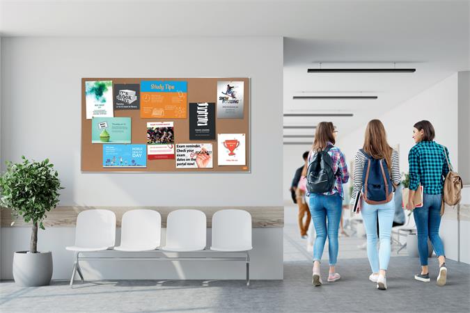 Parafatábla, széles képarány, 32"/71x40 cm, NOBO "Impression Pro" 4 551B1