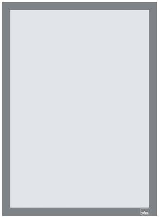 Posztertábla, fali, A3 méret, műanyag keret, 2 db, NOBO, ezüst 1 NOBO