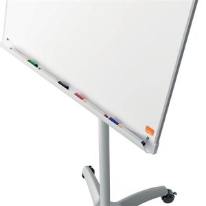 Flipchart tábla, mobil, mágneses felület, 70x100 cm, EcoLabel, NOBO "Premium Plus", fehér