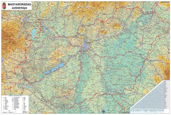 Könyökalátét, kétoldalas, STIEFEL "Magyarország Közigazg./ Mo. autótérkép" 2 Könyökalátét, kétoldalas, STIEFEL "Magyarország Közigazg./ Mo. autótérkép"
