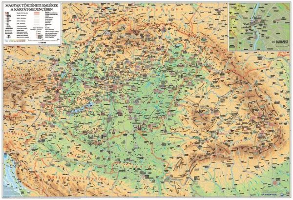 Könyökalátét, kétoldalas, STIEFEL "Magyar Szent Korona országai/Történeti emlékek"