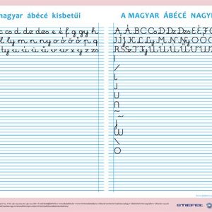 Könyökalátét, kétoldalas, A3, STIEFEL "A magyar ábécé betűi"
