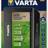 Elemtöltő, univerzális AA/AAA/C/D/9V, LCD kijelző, VARTA "Universal"