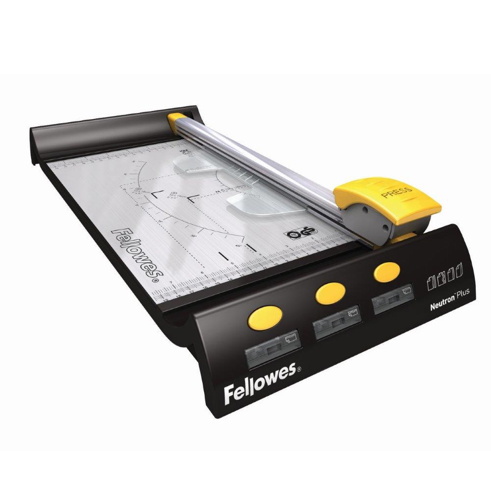 Vágógép görgős körkéses, A4, 10lap, Fellowes® Neutron A4+ 3 Vágógép görgős körkéses, A4, 10lap, Fellowes® Neutron A4+ - Image 3