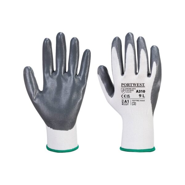 Vedokesztyu PU tenyermartassal nylon meret XL szin szurke feher A310 Portwest i527309