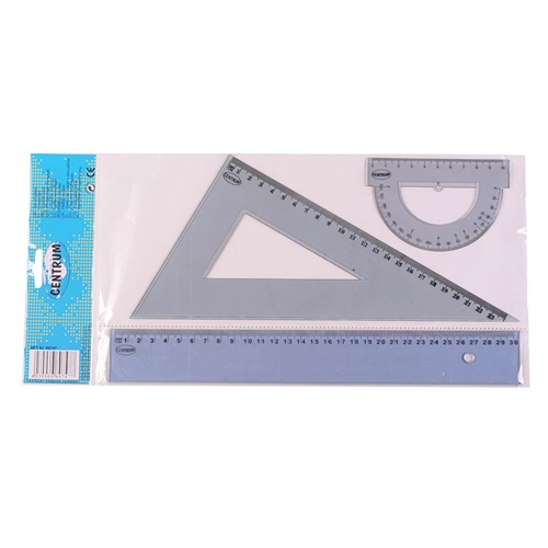 Vonalzó Centrum 3 db-os klt. 2 Vonalzó Centrum 3 db-os klt. - Image 2