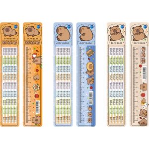 Vonalzó Centrum Capybara 15 cm műanyag hajlítható