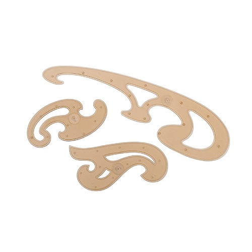 Vonalzó Koh-i-noor görbevonalzó 3 db-os klt. 750068 2 Vonalzó Koh-i-noor görbevonalzó 3 db-os klt. 750068 - Image 2