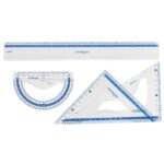 Vonalzó készlet 30 cm, 4 db/bliszter Keyroad - Image 2