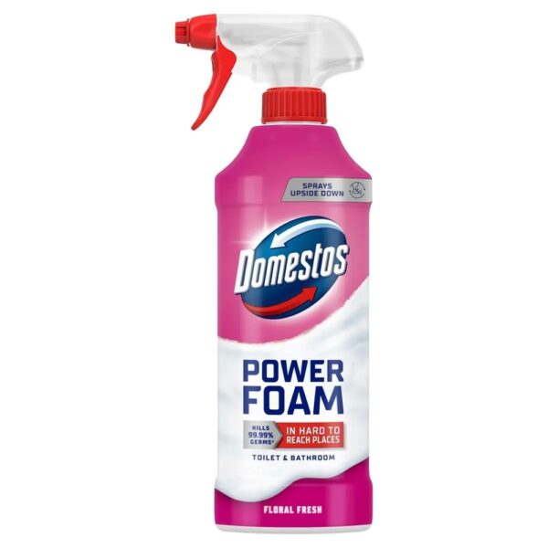 WC es furdoszoba tisztito hab 435 ml Domestos Power Foam Floral Fresh i528115