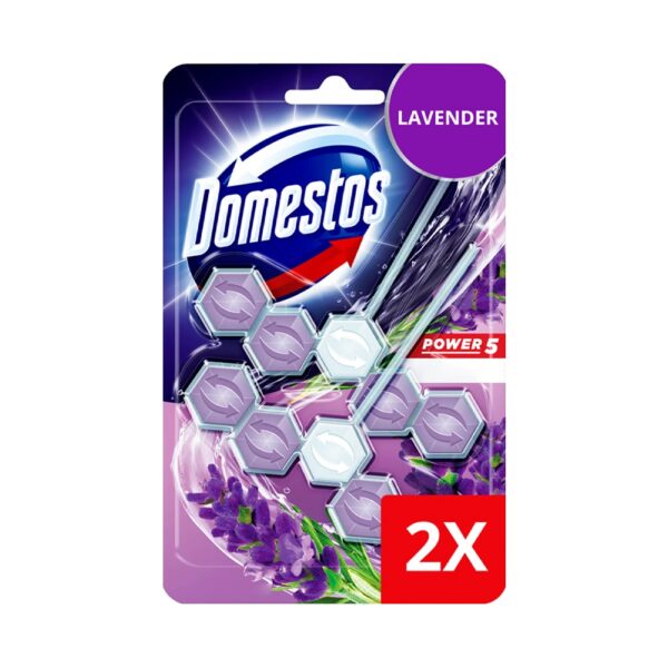 WC illatosito 2 x 55 g Power5 Domestos Lavender i534604