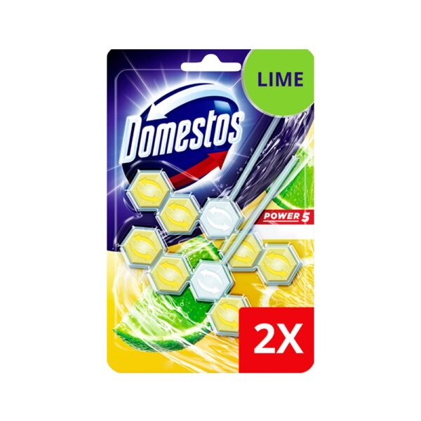 WC illatosito 2 x 55 g Power5 Domestos Lime i534613