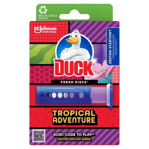 WC obilto korong zseles 36 ml Fresh Discs Duck Tropical Adventure i580394