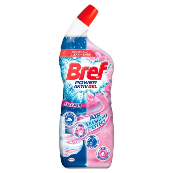 WC tisztito gel 700 ml Power Aktiv Bref Floral i459019