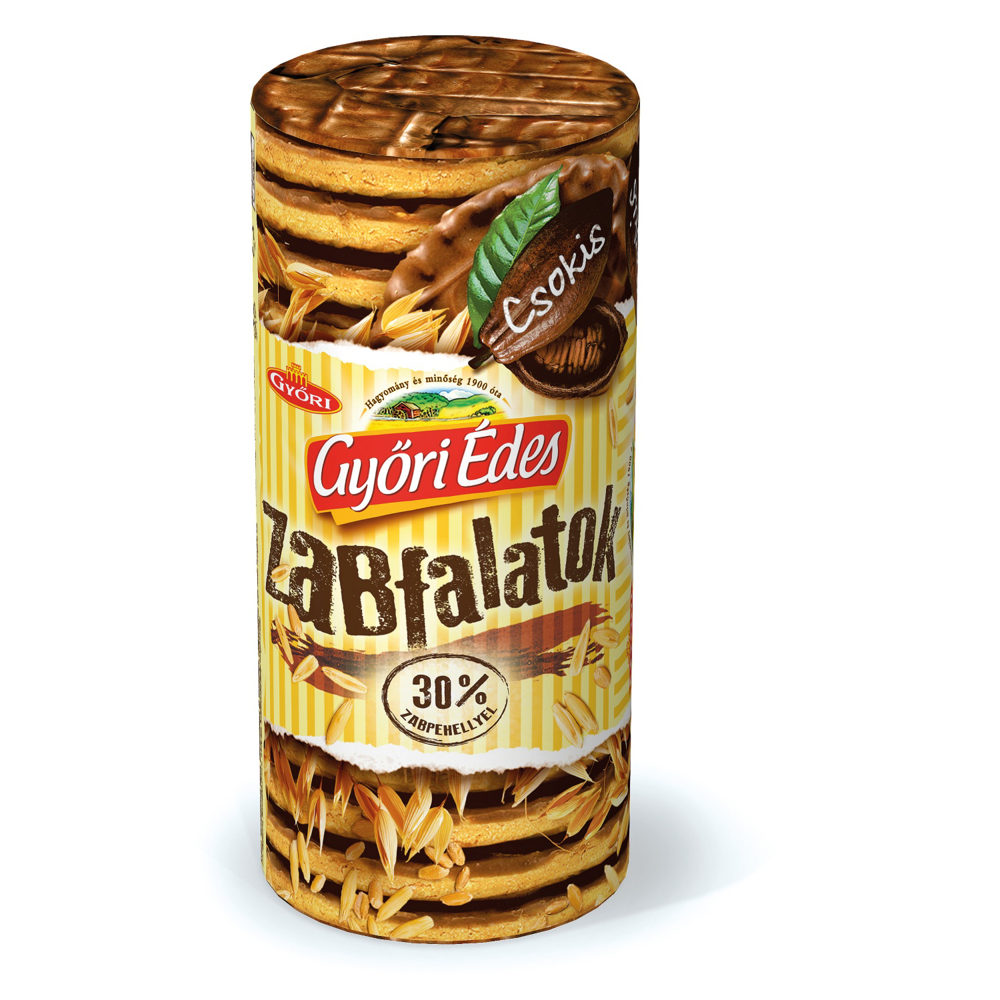 Zabfalatok, 215 g, Győri Édes, csokis 1 Zabfalatok, 215 g, Győri Édes, csokis