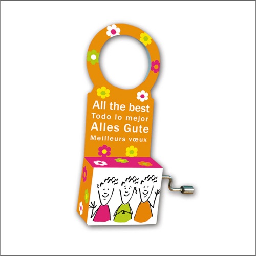 Zenedoboz Fridolin Három emberke, felakasztható 1 Zenedoboz Fridolin Három emberke, felakasztható