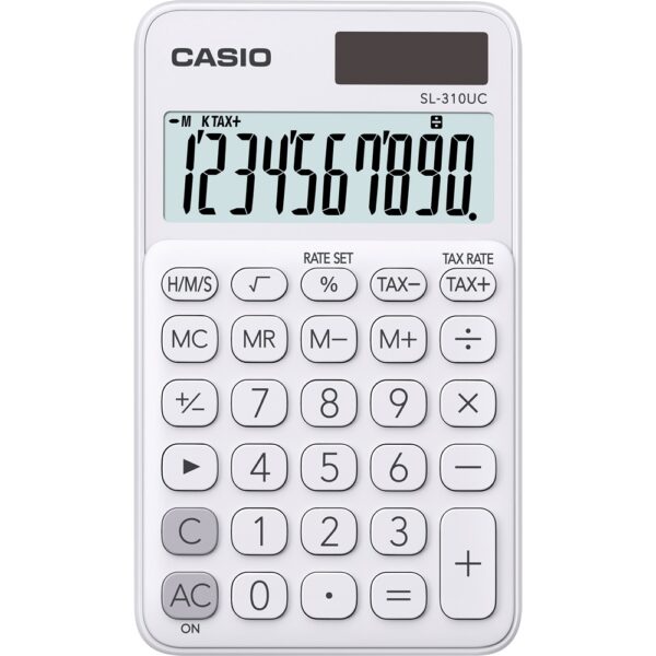 Zsebszamologep 10 digit Casio SL 310 feher i204074