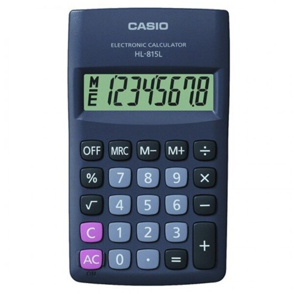 Zsebszamologep 8 digit CASIO HL 815 l bk i10426