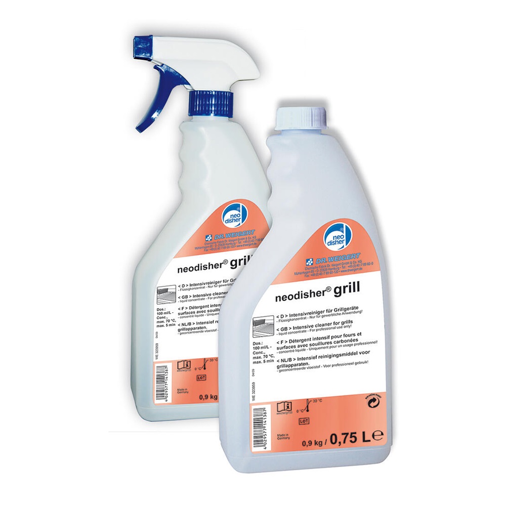 Zsíroldószer szórófejes 750 ml grilltisztító Neodisher Grill 1 Zsíroldószer szórófejes 750 ml grilltisztító Neodisher Grill